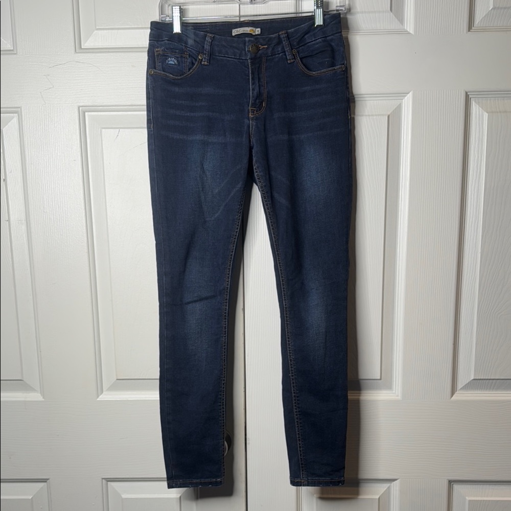 C&C California Women's Deep Blue Skinny Jeans